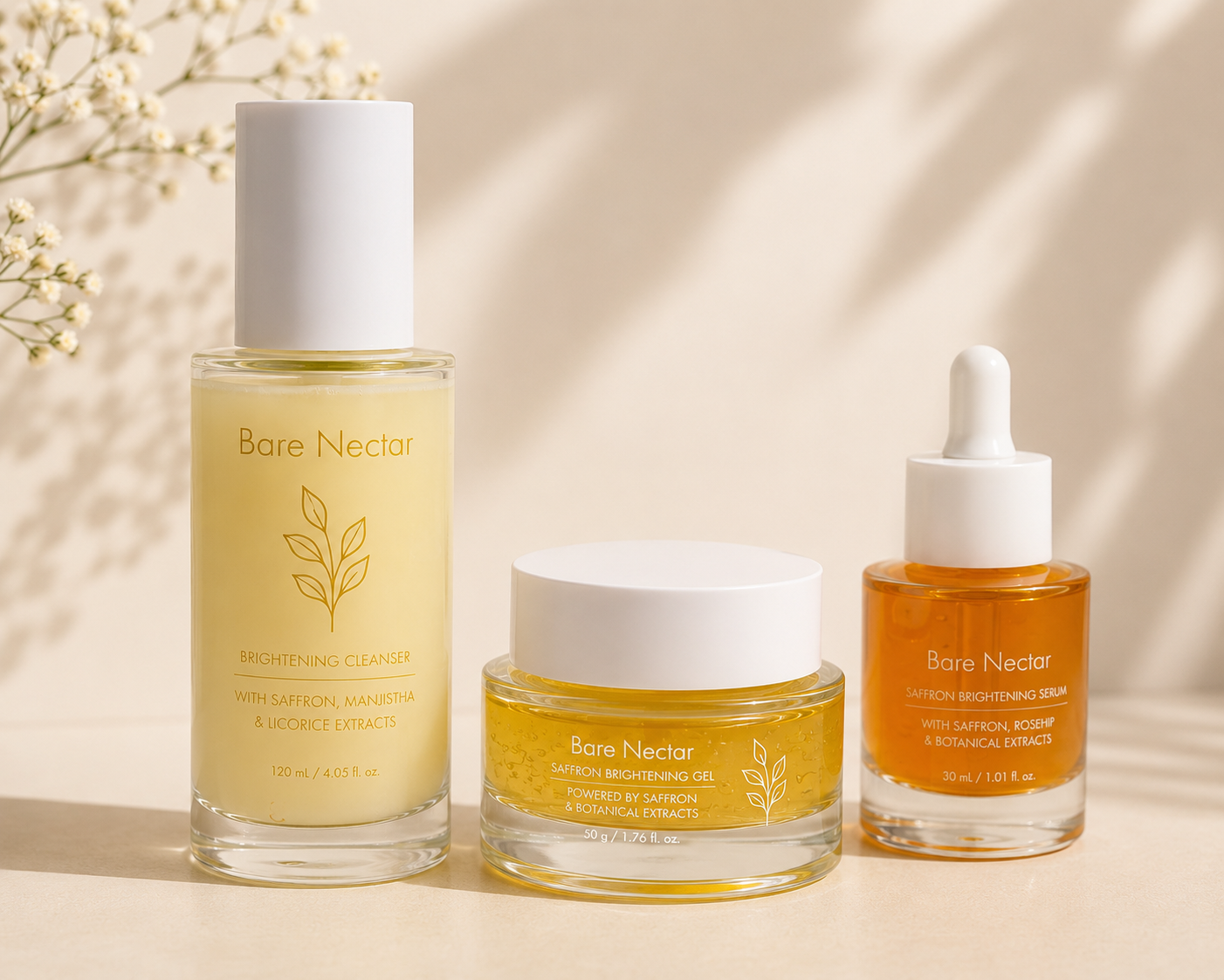 Saffron Brightening Range