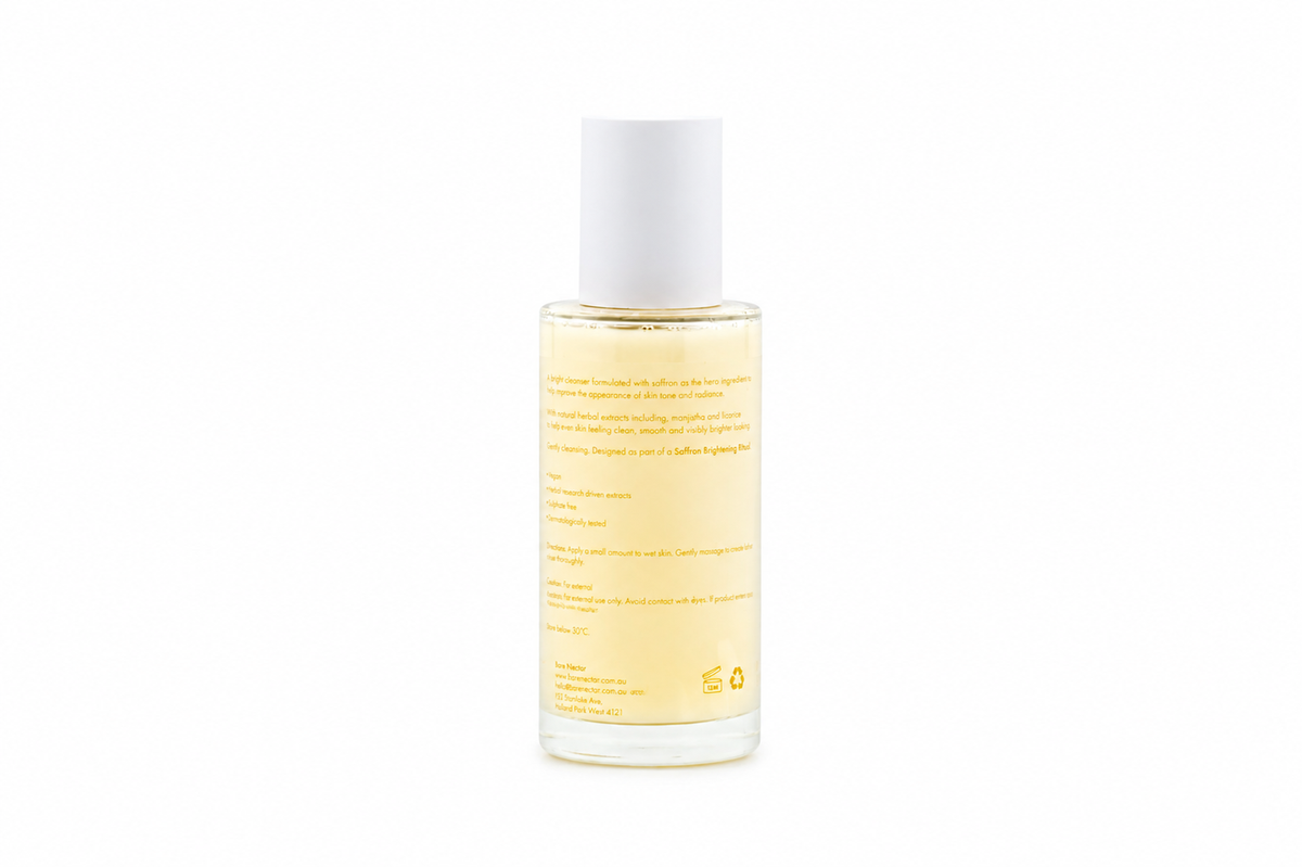 Bare Nectar Brightening Cleanser 120 ml bottle