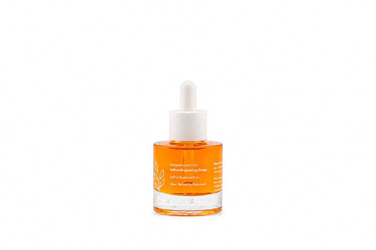 Bare Nectar Saffron Brightening Serum 30 ml bottle